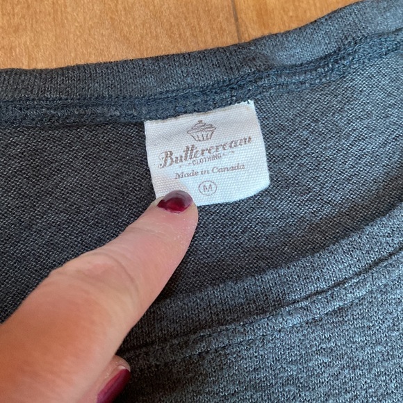Buttercream Clothing 🇨🇦 Biscottee Medium in Heathered Green - Picture 2 of 9